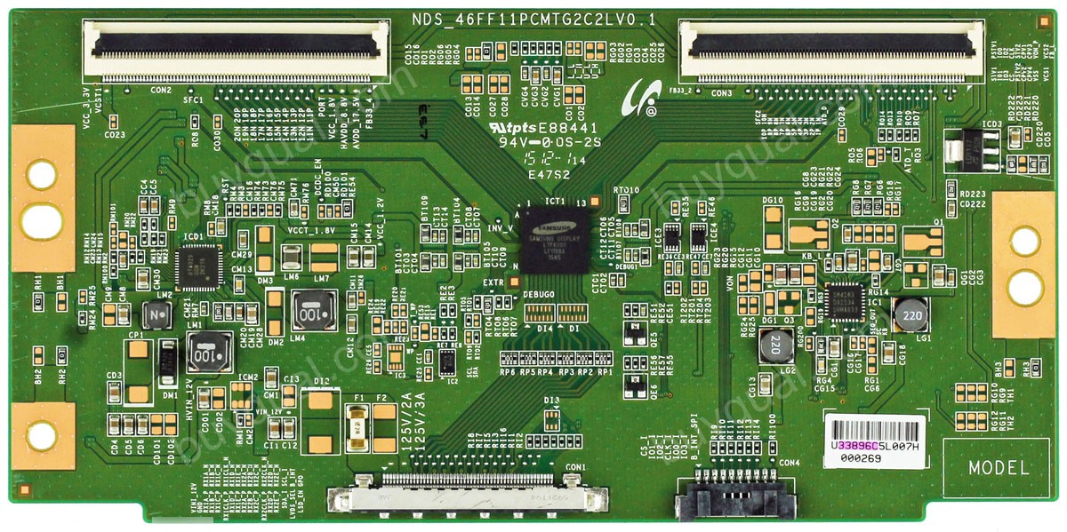 NEC NDS_46FF11PCMTG2C2LV0.1 LJ94-33896C T-Con Board for X464UNS