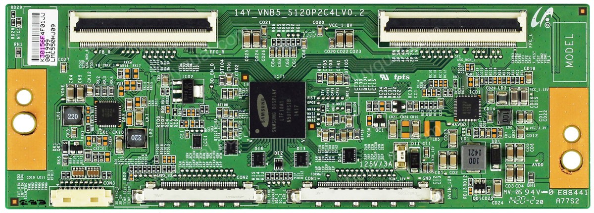 RCA 14Y_VNB5_S120P2C4LV0.2 (LJ94-30156F LJ94-30156D LJ94-28952B ) T-Con Board for LED55G55R120Q SLD55A55RQ