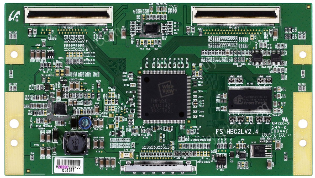 Sony FS_HBC2LV3.0 LJ94-02833C M2833C9G0AVV T-Con Board for KDL-32BX300 KDL-32S5100 KDL-32V5500