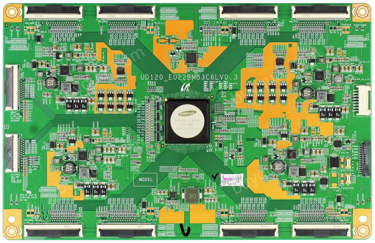 Samsung UD120_EU22BMB3C6LV0.3 LJ94-30536E T-Con Board for UN75HU8550FXZA