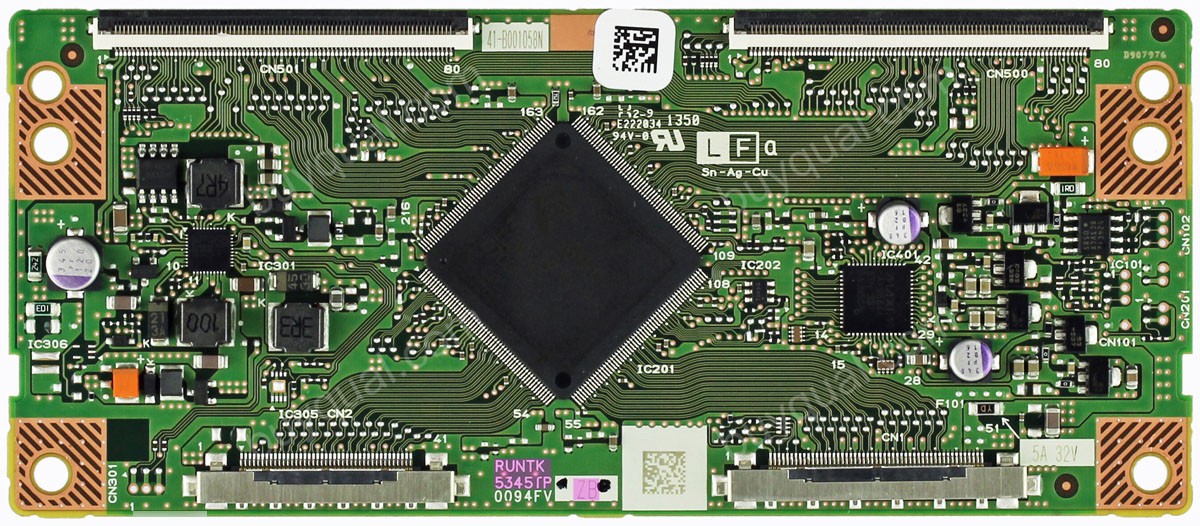 Sharp RUNTK5345TPZB CPWBX5345TPZB T-Con Board for M601d-A3R