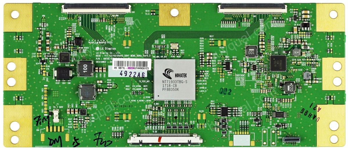Sony V17_43/49/55UHD_SONY_MEMC_60HZ_VER0.3 1-897-119-11 6871L-4922A T-Con Board for XBR-49X800E XBR-49X805E XBR-49X807E
