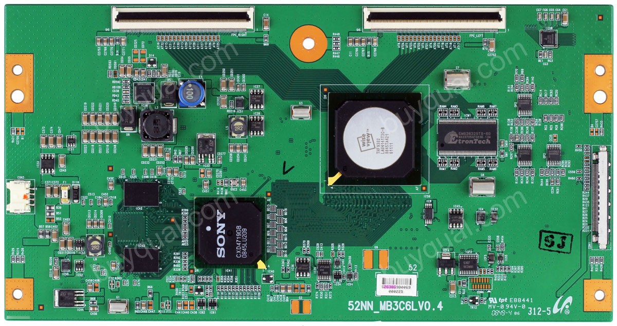 Sony 52NN_MB3C6LV0.4 LJ94-02638G T-Con Board for KDL-52V5100