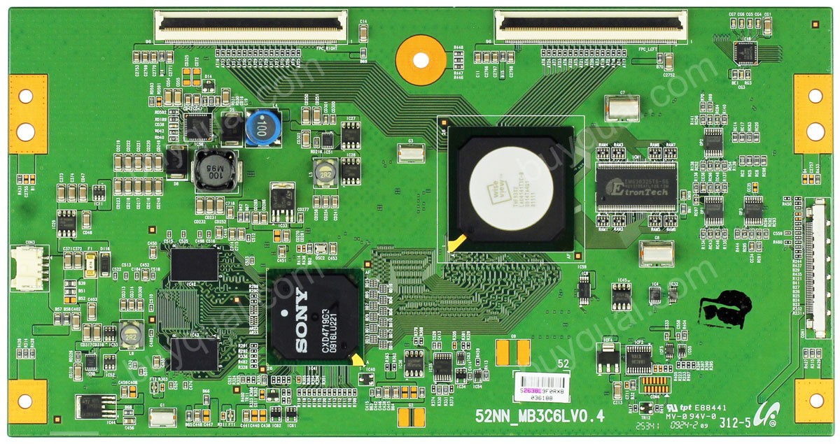 Sony 52NN_MB3C6LV0.4 LJ94-02638L T-Con Board for KDL-52V5100