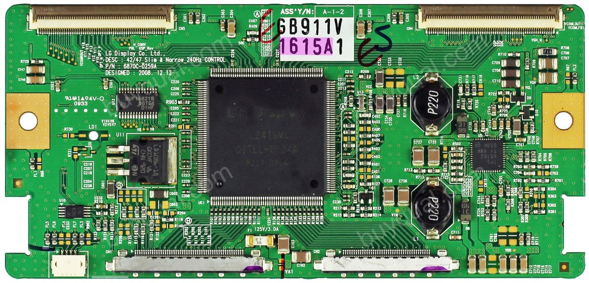Toshiba 6870C-0259A 6871L-1615A T-Con Board for 47ZV650U