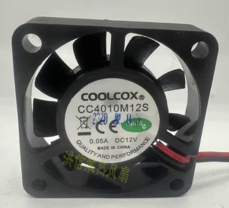 COOLCOX CC4010M12S 12V 0.05A 2wires Cooling Fan 