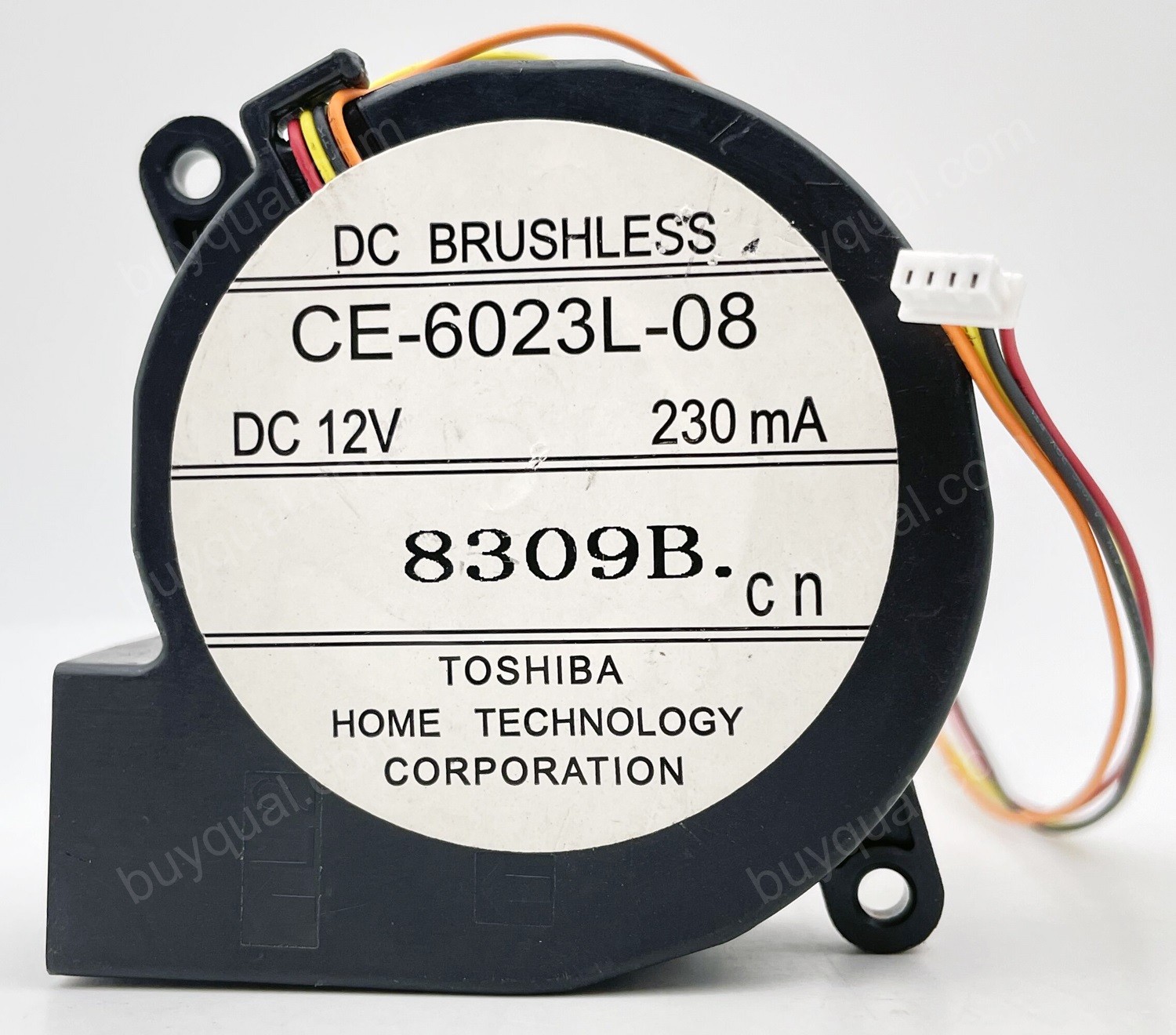 TOSHIBA CE-6023L-08 12V 230mA 4wires Cooling Fan