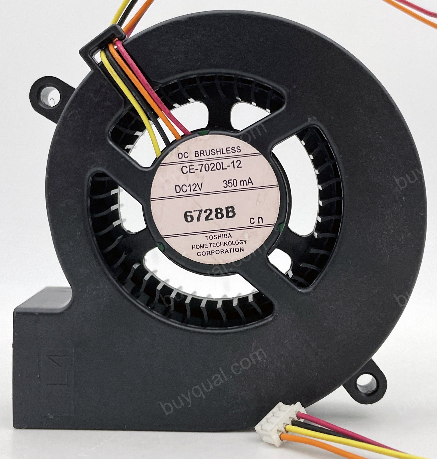 Toshiba CE-7020L-12 12V 350mA 4wires Cooling Fan