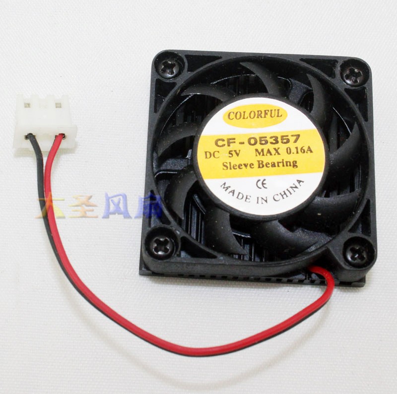 COLORFUL CF-05357 5V 0.16A 2 Wires Cooling Fan 