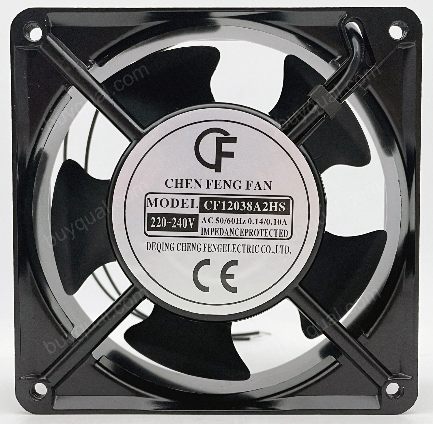 CHEN FENG FAN CF12038A2HS 220-240V 0.14/0.10A 2wires Cooling Fan