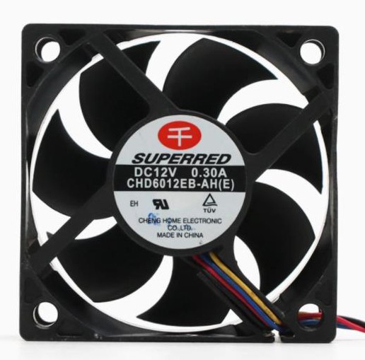 SuperRed CHD6012EB-AH(E) 12V 0.3A 4wires Cooling Fan