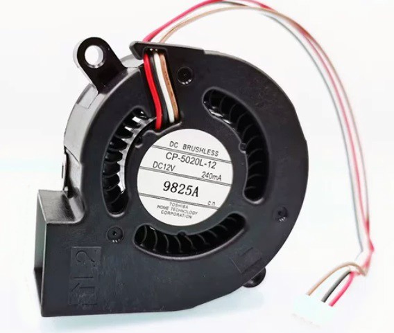 TOSHIBA CP-5020L-12 12V 240mA 4wires Cooling Fan - New