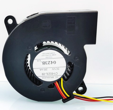 TOSHIBA CY-6023L-09 12V 0.25A 4wires Cooling Fan