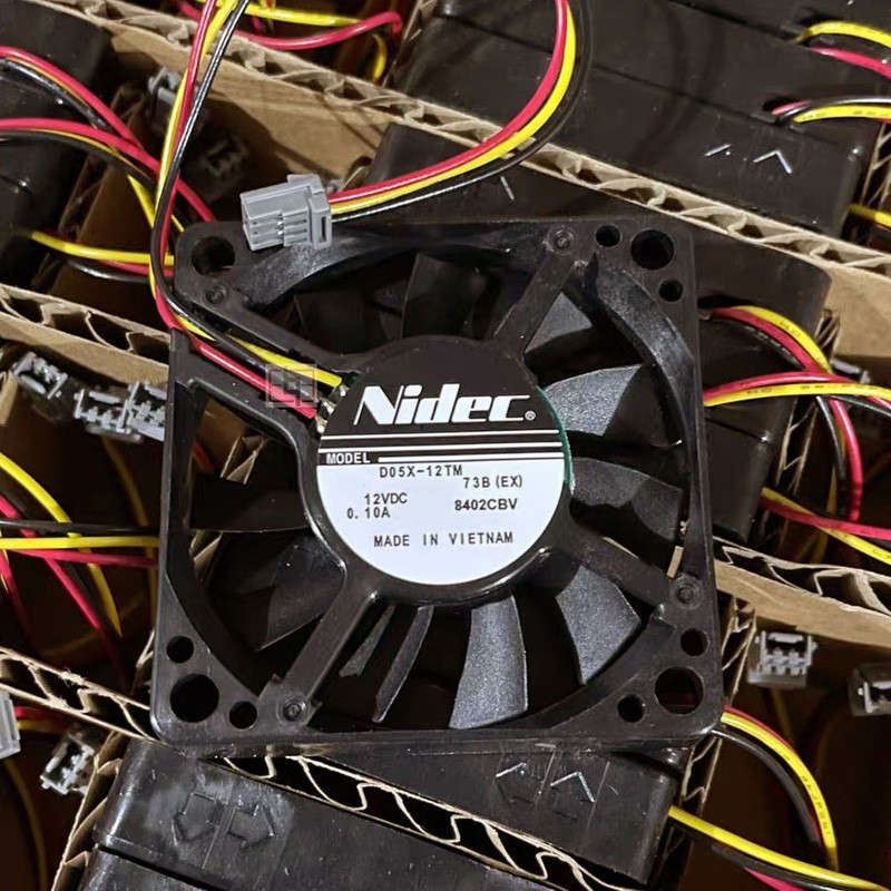 Nidec D05X-12TM 12V 0.1A 3wires Cooling Fan