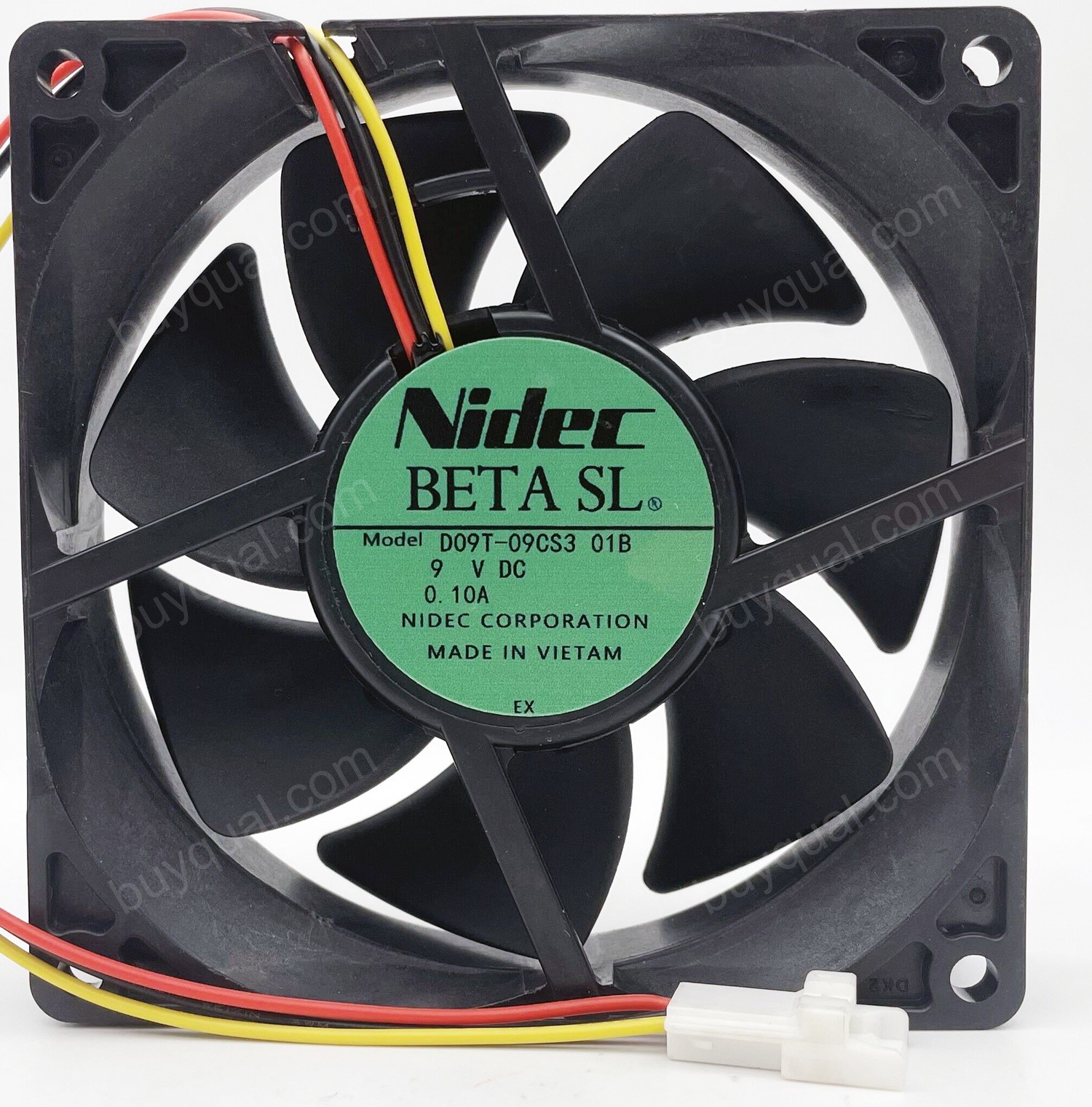 Nidec D09T-09CS3 01B 9V 0.10A 3wires Cooling Fan