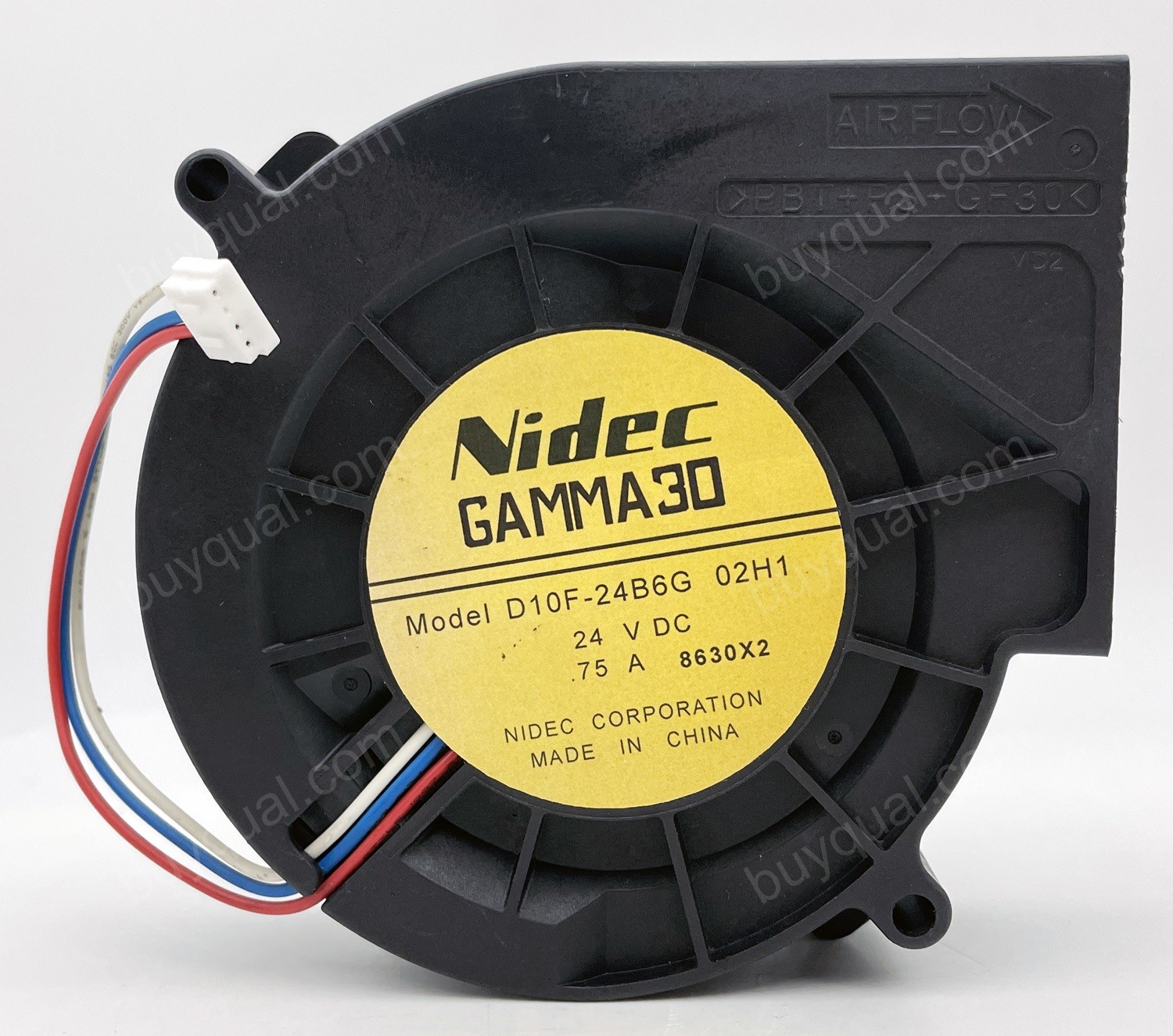 Nidec D10F-24B6G 02H1 24V 0.75A 3wires Cooling Fan