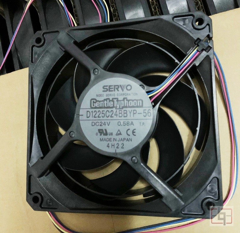 SERVO D1225C24BBYP-56 D1225C24BBYP56 24V 0.58A 4wires Cooling Fan 