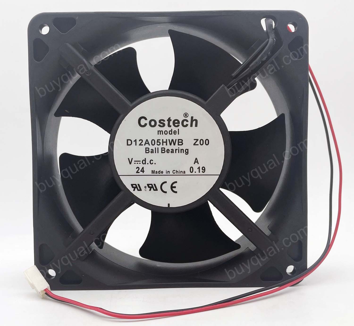 COSTECH D12A05HWB Z00 24V 0.19A Cooling Fan