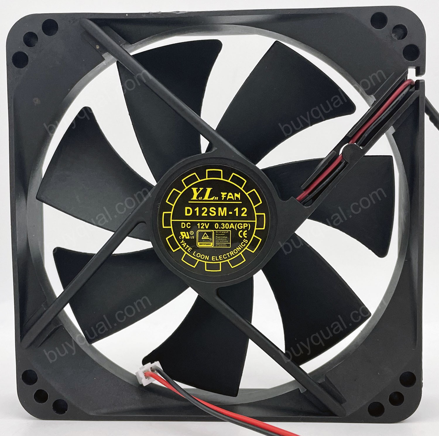 Yate Loon D12SM-12 12V 0.30A 2 wires Cooling Fan