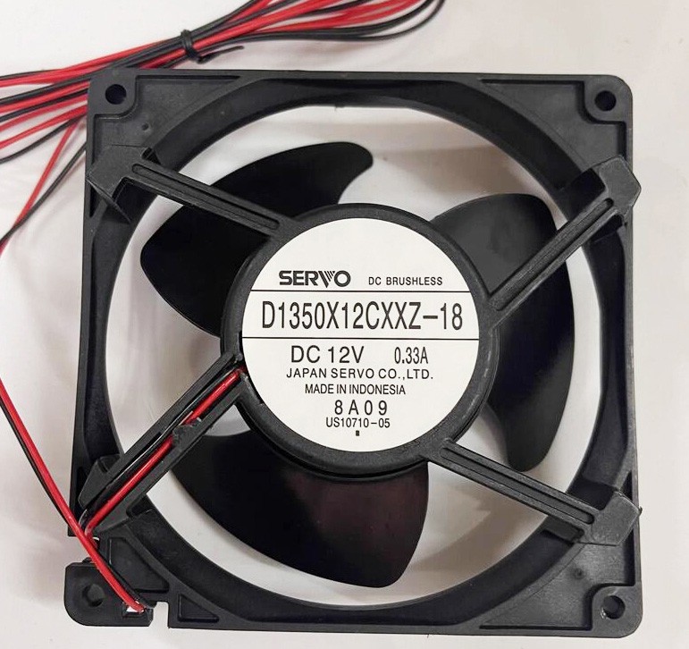 SERVO D1350X12CXXZ-18 12V 0.33A 2wires Cooling Fan