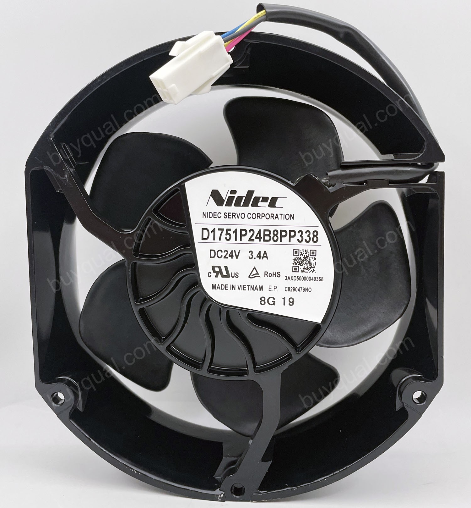 Nidec D1751P24B8PP338 24V 3.4A 4wires Cooling Fan - Original New