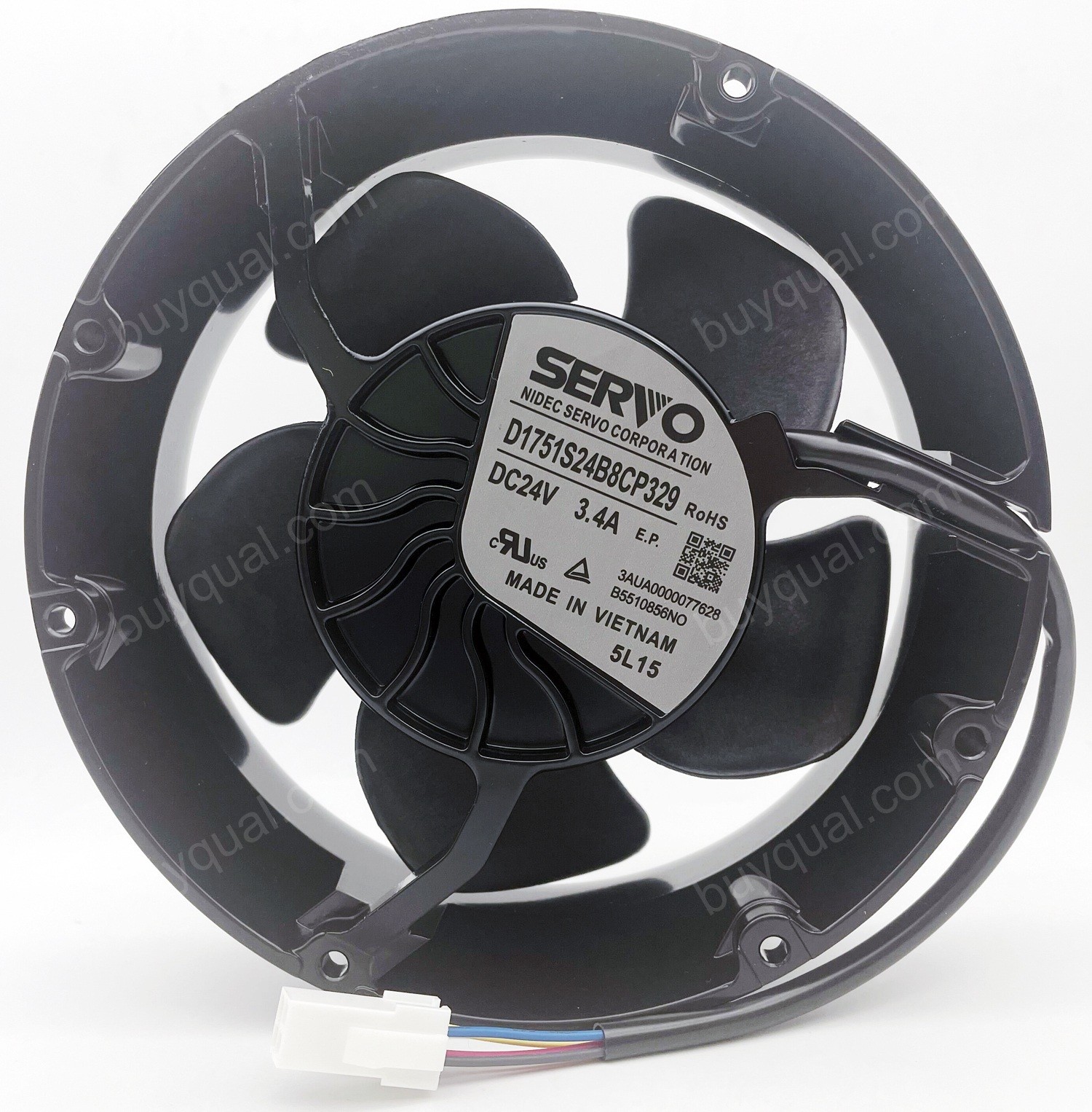 SERVO D1751S24B8CP329 24V 3.4A 4 Wires Cooling Fan - NEW