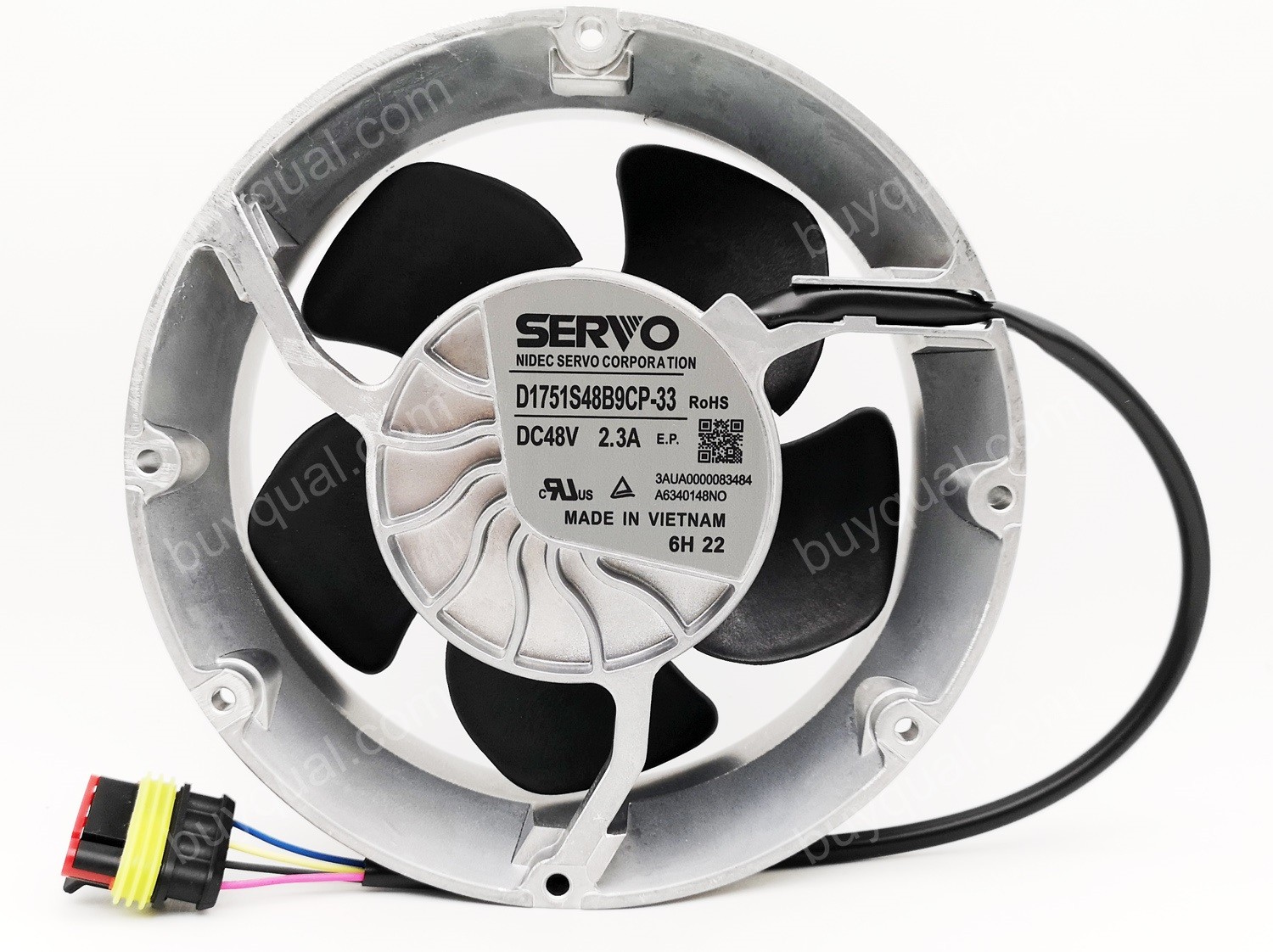 SERVO D1751S48B9CP-33 48V 2.3A 4wires Cooling Fan - Original New