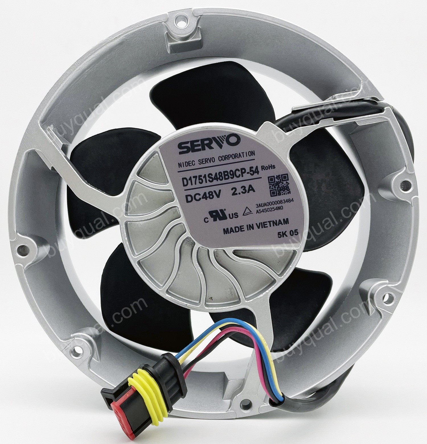 Nidec SERVO D1751S48B9CP-54 48V 2.3A 4wires Cooling Fan - Original New
