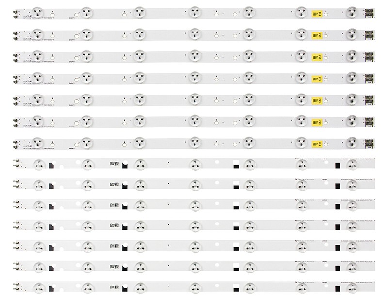 Samsung BN96-28331A / BN96-28330A LED Strips (BN96-22648A, BN41-01843A, D1GE-500SCB-R1, D1GE-500SCA-R1) - 14 Strips