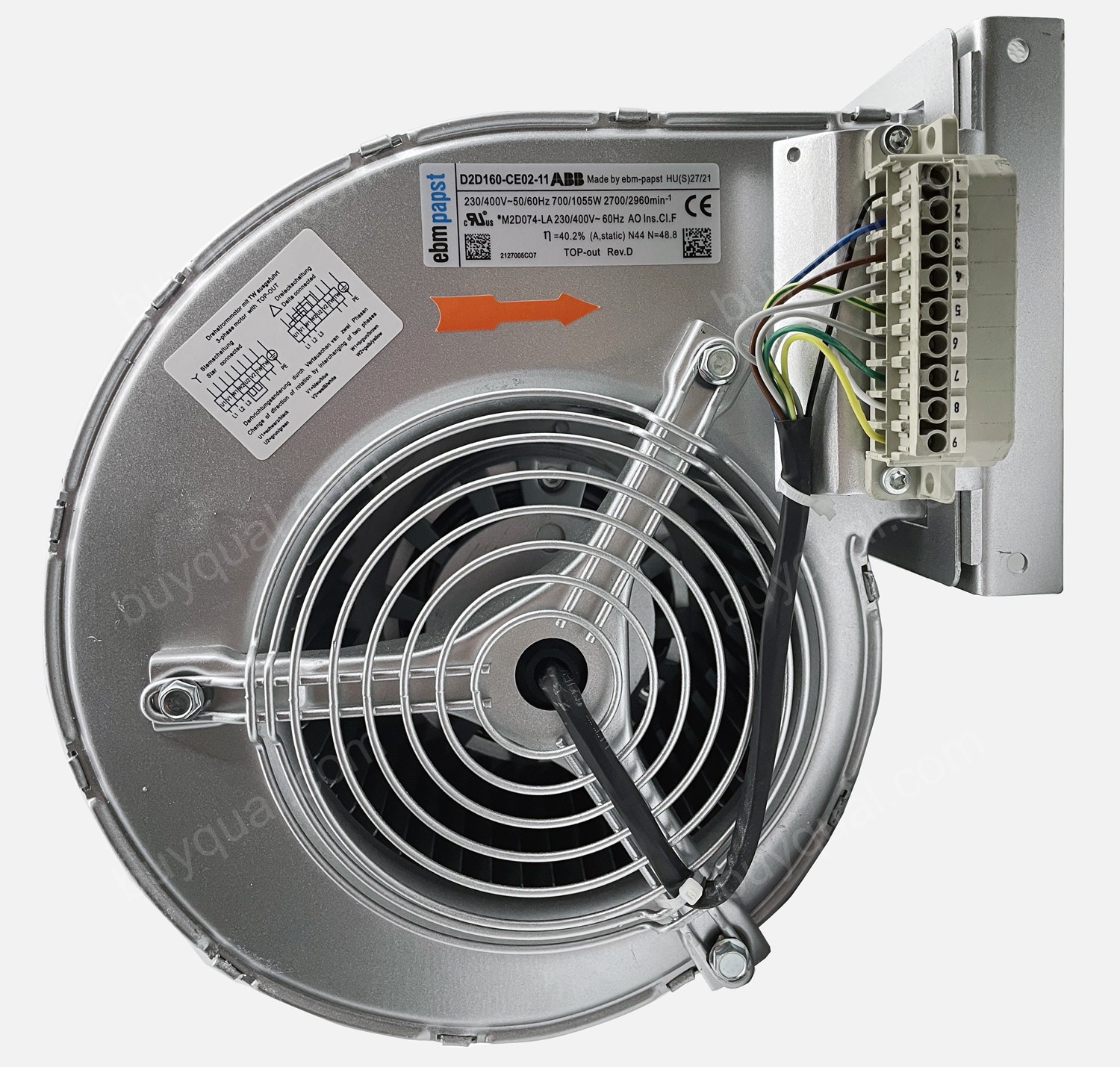 Ebmpapst D2D160-CE02-11 D2D160-DE02-11 230/400V 700/1055W Cooling Fan - Original New