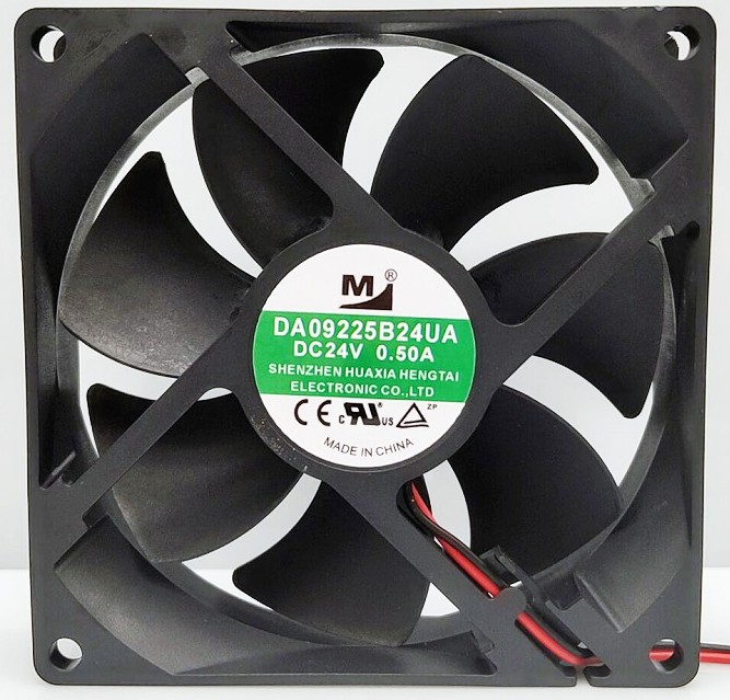 M DA09225B24UA 24V 0.50A 2wires Cooling Fan 