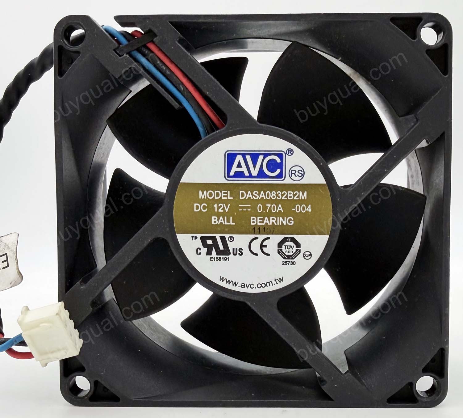 AVC DASA0832B2M 12V 0.7A 3wires Cooling Fan