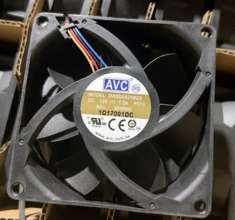 AVC DASD0825B2S 12V 1.20A 4wires cooling fan