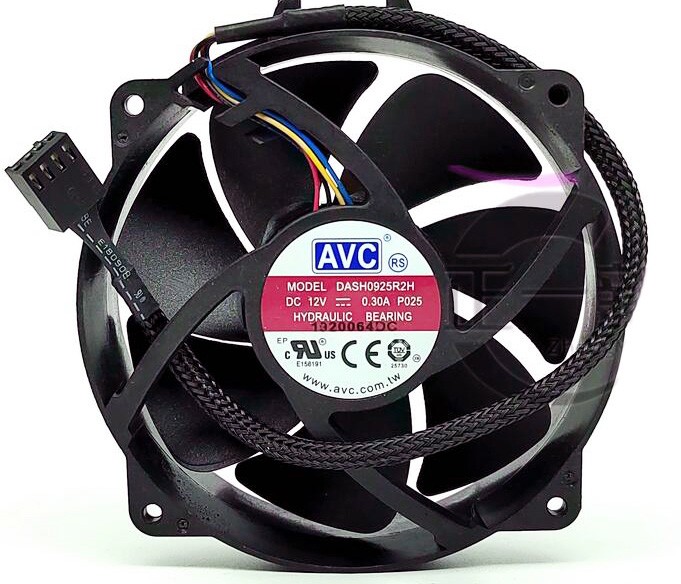 AVC DASH0925R2H 12V 0.30A 4wires Cooling Fan