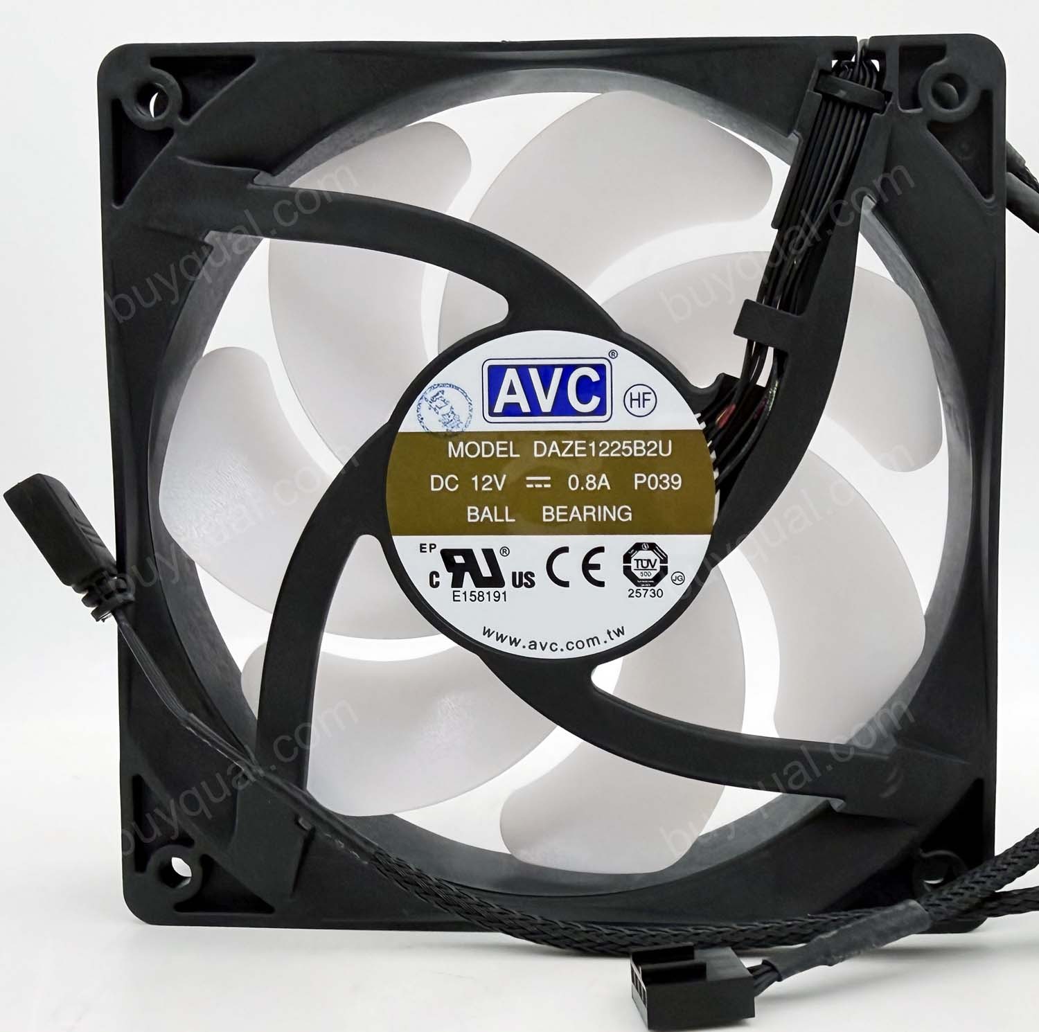 AVC DAZE1225B2U 12V 0.8A  4wires Cooling Fan - Picture need