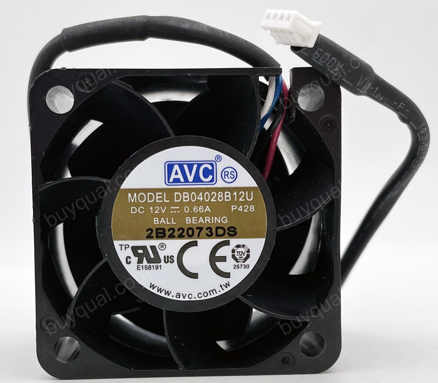 AVC DB04028B12U 12V 0.66A 4wires Cooling Fan - Picture need