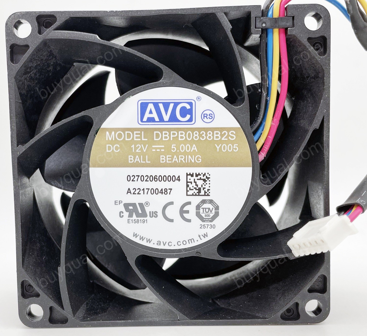 AVC DBPB0838B2S 12V 5A 4wires Cooling Fan