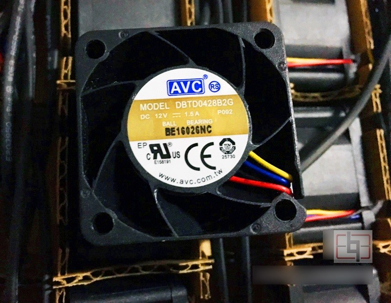 AVC DBTD0428B2G 12V 1.5A 4wires Cooling Fan