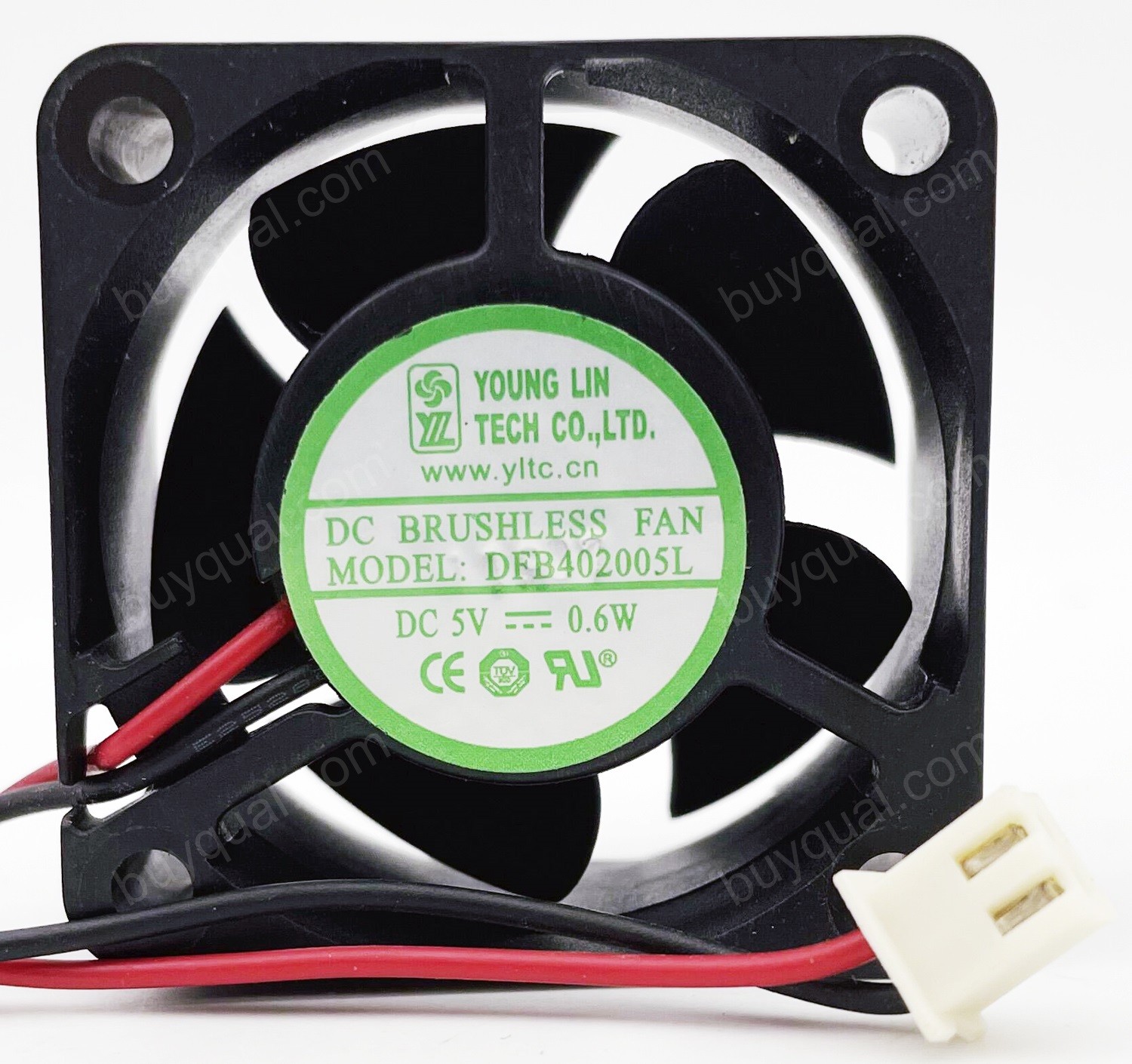 YOUNGLIN DFB402005L 5V 0.6W 2wires Cooling Fan 