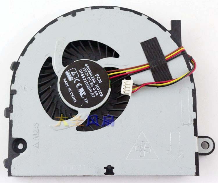 FCN DFS531005PL0T 5V 0.5A 4wires Cooling Fan