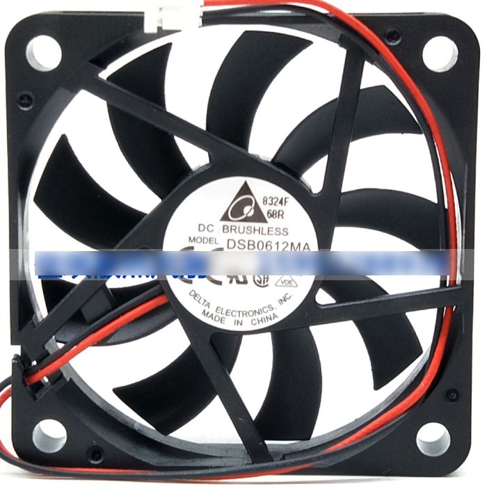 DELTA DSB0612MA 12V 0.15A 2wires Cooling Fan