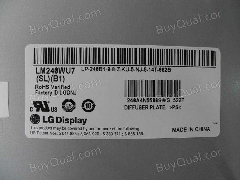 LM240WU7-SLB1 LG Display 24.0 inch a-Si TFT-LCD Panel--Used