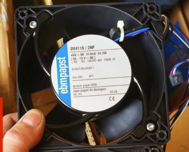 Ebmpapst DV4118/2NP 48V 510mA 24.5W 4wires cooling  Fan
