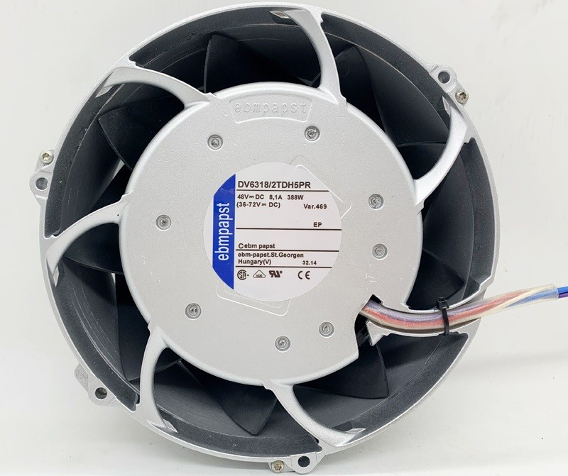 Ebmpapst DV6318/2TDH5P DV6318/2TDH5PR 48V 300W / 48V 382W 4wires Cooling Fan - Used Refurbished