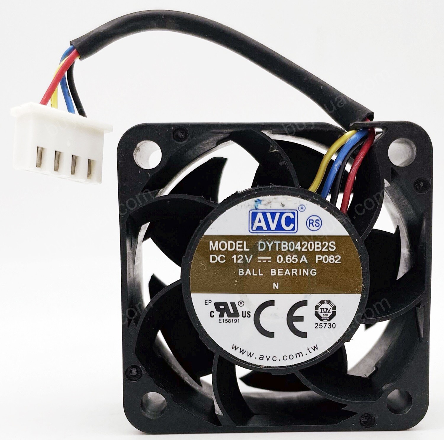 AVC DYTB0420B2S 12V 0.65A 4wires Cooling Fan 
