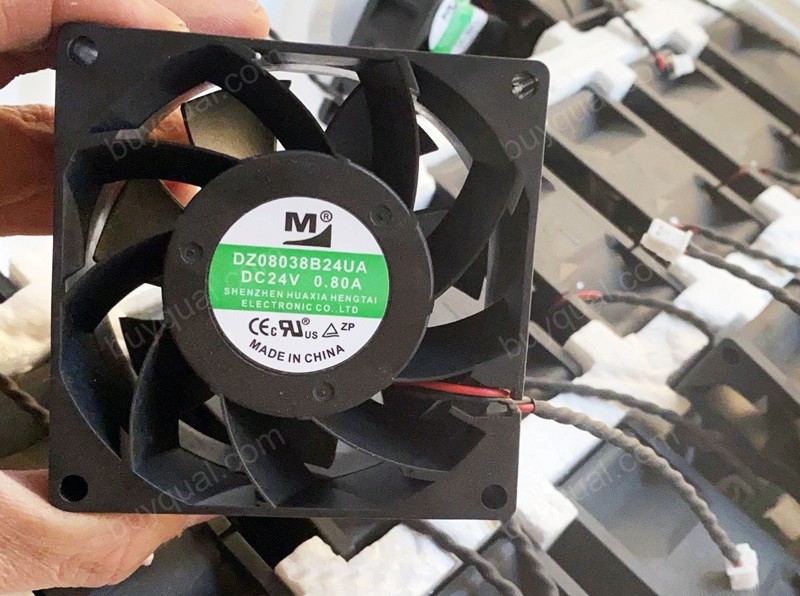 M DZ08038B24UA 24V 0.80A 2wires Cooling Fan