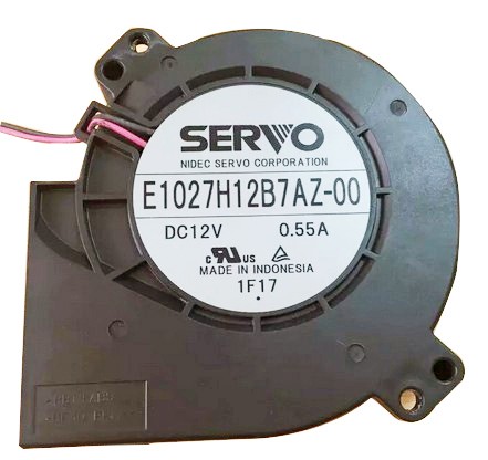 SERVO E1027H12B7AZ-00 12V 0.55A 2wires Cooling Fan