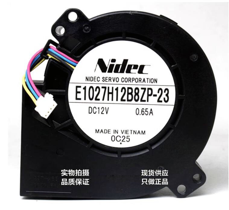 NIDEC E1027H12B8ZP-23 12V 0.65A 4wires Cooling Fan