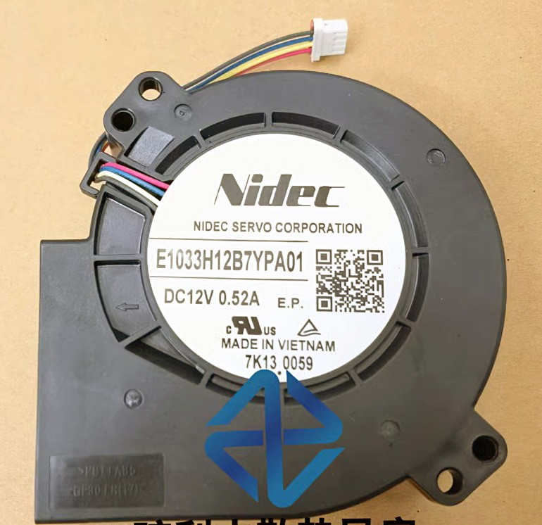 Nidec E1033H12B7YPA01 12V 0.52A 4wires Cooling Fan