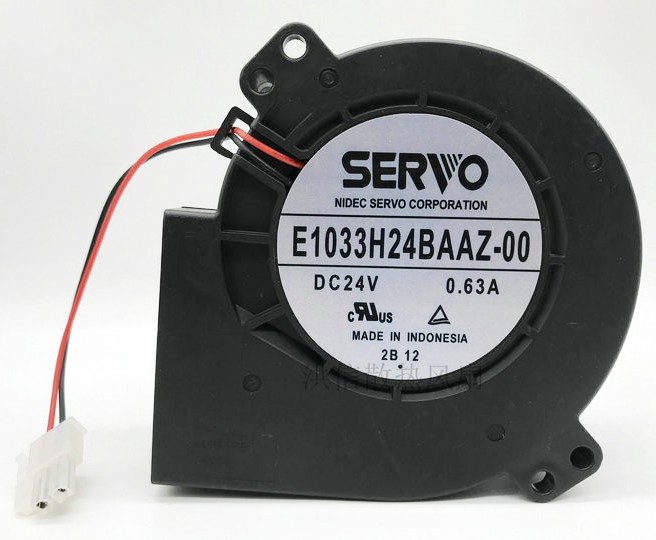 SERVO E1033H24BAAZ-00 24V 0.63A 2wires Cooling Fan
